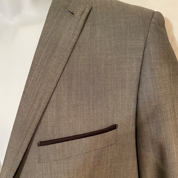TOPMAN Men’s Grey Blazer Sz 40 - Picture 4 of 9